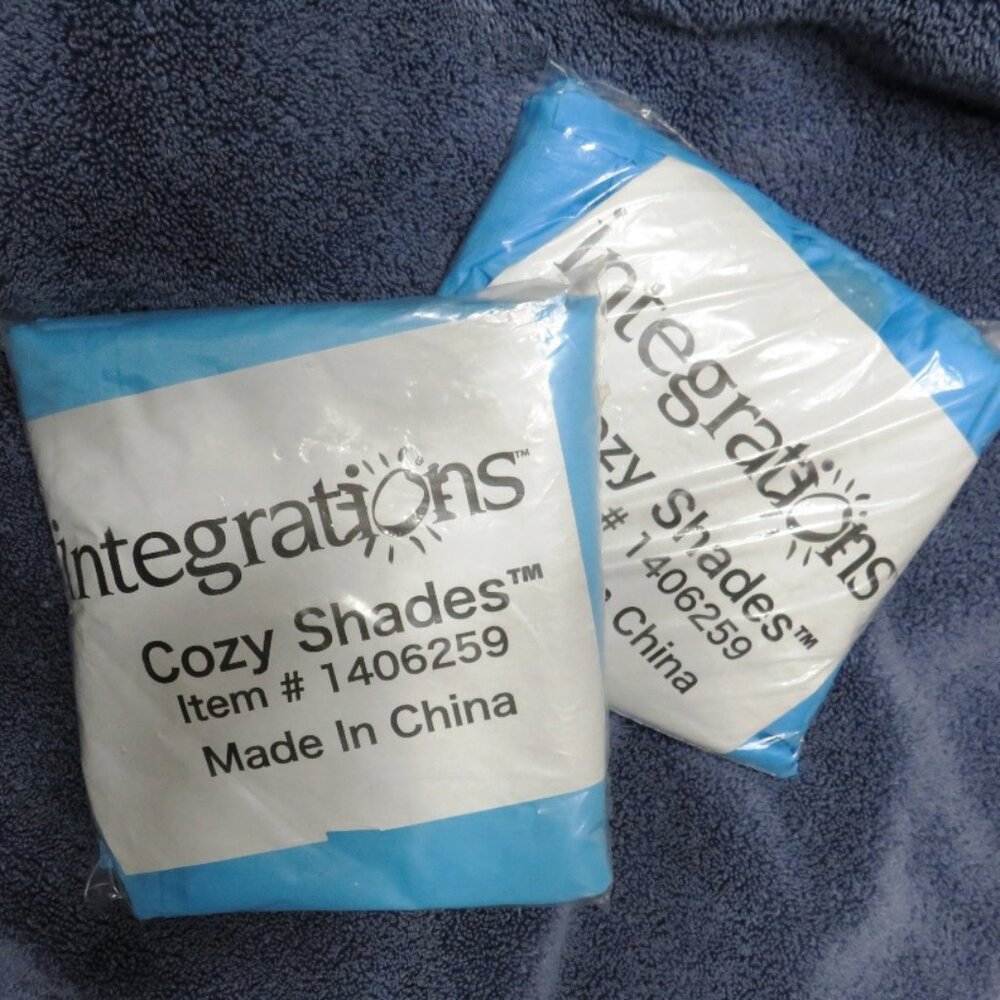 Sky Blue Cozy Shades -- BRAND NEW - 8 panels (2 packages, 4 panels per pack)